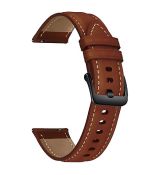 Kožený řemínek na hodinky 20mm Brown / hnědý (Bulk)