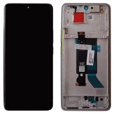 Xiaomi Poco X7 originální LCD displej + dotyk + přední kryt / rám Silver / stříbrný (Bulk) - 5600030O16P00