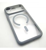 iPhone 17 Pro Max TPU pouzdro Gray / šedý - Magsafe silný magnet