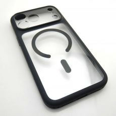 iPhone 17 Pro Max TPU pouzdro Black / černý - Magsafe silný magnet