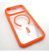 iPhone 17 Pro Max TPU pouzdro Orange / oranžový - Magsafe silný magnet