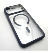 iPhone 17 Pro Max TPU pouzdro Blue / modrý - Magsafe silný magnet