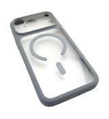 iPhone 17 Pro TPU pouzdro Gray / šedý - Magsafe silný magnet