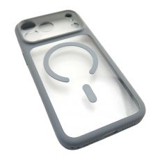 iPhone 17 Pro TPU pouzdro Gray / šedý - Magsafe silný magnet